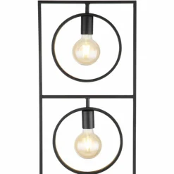 Lampes Industrielles-Luminaires Globo Lighting Lampadaire Globo MARKUS Noir, 3 lumières