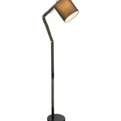 Luminaires Scandinaves-Luminaires Globo Lighting Lampadaire Globo MATTIS Noir, 1 lumière