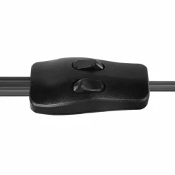 Luminaires Scandinaves-Luminaires Globo Lighting Lampadaire Globo MINA Brun, Noir, 2 lumières