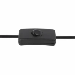 Lampes Industrielles-Luminaires Globo Lighting Lampadaire Globo NETTY Noir, 1 lumière