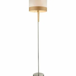 Luminaires Scandinaves-Luminaires Globo Lighting Lampadaire Globo Nickel mat, 1 lumière