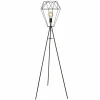 Luminaires Globo Lighting Lampadaire Globo PRISKA Noir, 1 lumière* Lampadaires Et Lampes Sur Pied