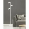Luminaires Globo Lighting Lampadaire Globo ROBBY Blanc, 3 lumières* Lampadaires Et Lampes Sur Pied