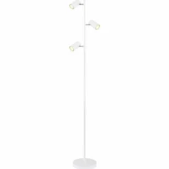 Luminaires Globo Lighting Lampadaire Globo ROBBY Blanc, 3 lumières* Lampadaires Et Lampes Sur Pied