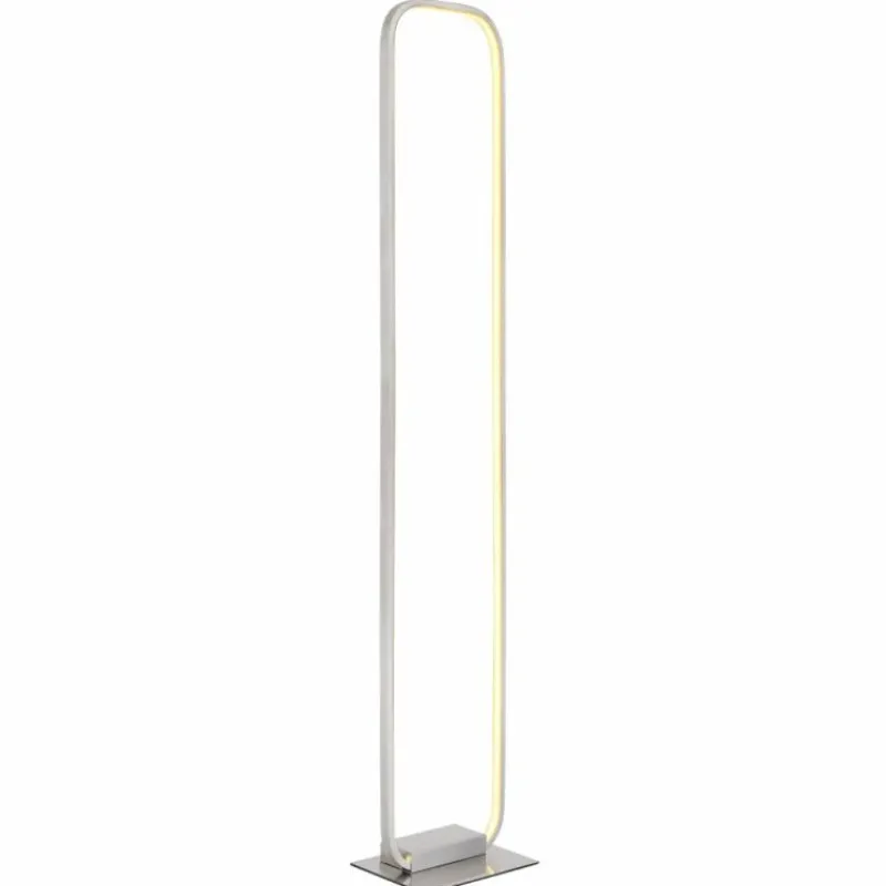 Luminaires Globo Lighting Lampadaire Globo SILLA LED Nickel mat, 1 lumière* Éclairage Led