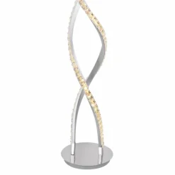 Luminaires Globo Lighting Lampadaire Globo STANIOS LED Chrome, 1 lumière, Télécommandes, Changeur de couleurs* Éclairage Led