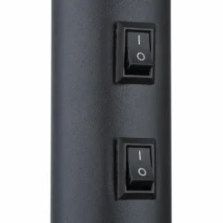 Lampes En Tissu-Luminaires Globo Lighting Lampadaire Globo SUNNA Noir, 1 lumière