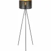 Lampe Turque-Luminaires Globo Lighting Lampadaire Globo TUNNO Noir, 1 lumière