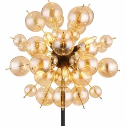 Luminaires Globo Lighting Lampadaire Globo UDO Noir, 6 lumières