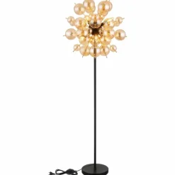 Luminaires Globo Lighting Lampadaire Globo UDO Noir, 6 lumières