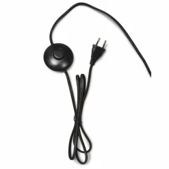 Style Boho-Chic-Good & Mojo Lampadaire BALI Noir, 1 lumière