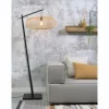 Style Boho-Chic-Good & Mojo Lampadaire CANGO Écru, 1 lumière
