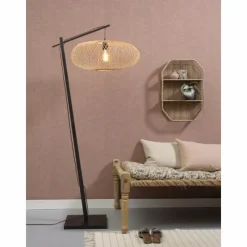 Style Boho-Chic-Good & Mojo Lampadaire CANGO Écru, 1 lumière