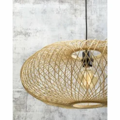 Style Boho-Chic-Good & Mojo Lampadaire CANGO Écru, 1 lumière