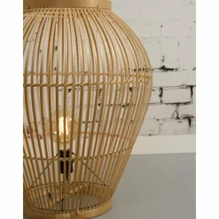 Style Boho-Chic-Good & Mojo Lampadaire TUVALU Écru, 1 lumière