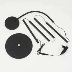 hofstein Lampadaire Haltia LED Noir, 1 lumière