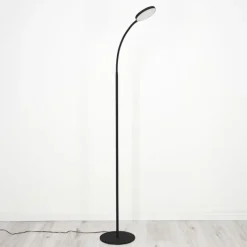 hofstein Lampadaire Haltia LED Noir, 1 lumière