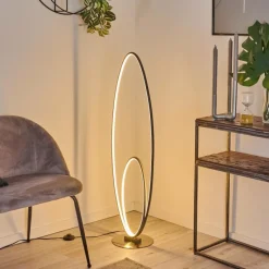 hofstein Lampadaire Harpeth LED Gris, 1 lumière