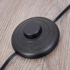 hofstein Lampadaire Harpeth LED Noir, 1 lumière* Lampadaires Et Lampes Sur Pied