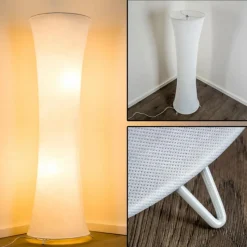 Lampes En Tissu-hofstein Lampadaire HERON Blanc, 2 lumières