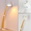 Luminaires Scandinaves-hofstein Lampadaire Higashi Bois clair, Blanc, 1 lumière
