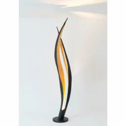 Lampes Dorées-Luminaires Holländer Lampadaire Holländer BARBONE Brun, Or, Noir, 1 lumière