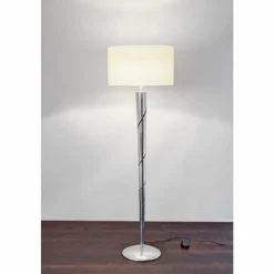 Lampes En Tissu-Luminaires Holländer Lampadaire Holländer INNOVAZIONE Argenté, Blanc, 1 lumière