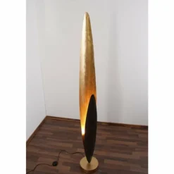 Lampes Dorées-Luminaires Holländer Lampadaire Holländer LINGUA Or, Laiton, 1 lumière