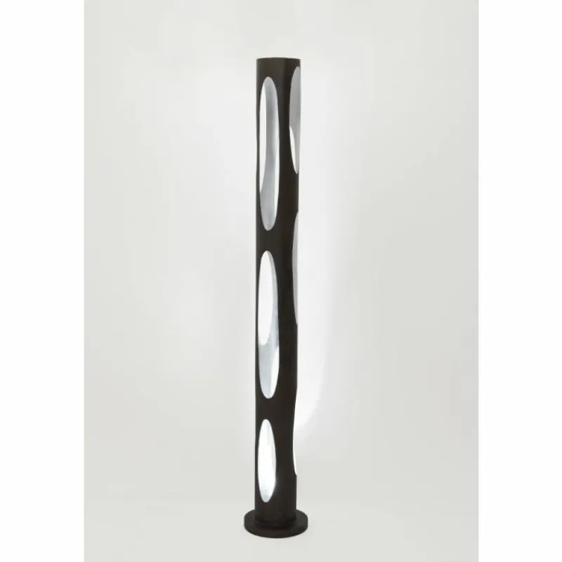 Luminaires Holländer Lampadaire Holländer MASCHA Brun, Noir, Argenté, 1 lumière* Lampadaires Et Lampes Sur Pied