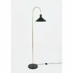 Lampes Dorées-Luminaires Holländer Lampadaire Holländer OKTAVIA Or, Noir, 1 lumière