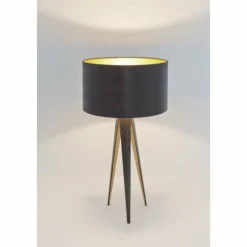 Luminaires Holländer Lampadaire Holländer PETRA Brun, Noir, 1 lumière* Lampadaires Et Lampes Sur Pied