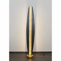 Lampes Dorées-Luminaires Holländer Lampadaire Holländer SIMBOLO LED Brun, Or, Noir, 1 lumière