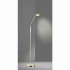 Luminaires Fischer & Honsel Lampadaire Honsel Dent LED Laiton, 1 lumière, Changeur de couleurs* Lampadaires Et Lampes Sur Pied