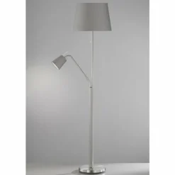 Lampes En Tissu-Luminaires Fischer & Honsel Lampadaire Honsel Layer Nickel mat, 1 lumière