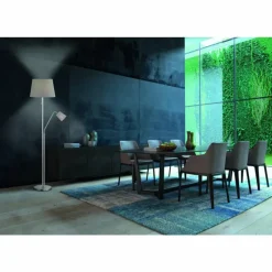 Lampes En Tissu-Luminaires Fischer & Honsel Lampadaire Honsel Layer Nickel mat, 1 lumière