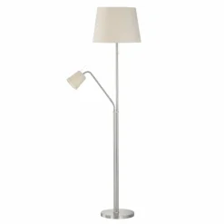 Lampes En Tissu-Luminaires Fischer & Honsel Lampadaire Honsel Layer Nickel mat, 1 lumière
