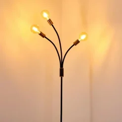 Lampes Dorées-hofstein Lampadaire Hovslund Noir doré, 3 lumières