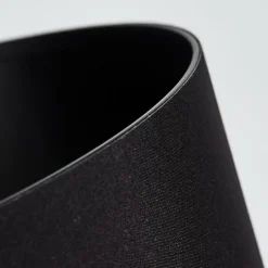 Lampes En Tissu-hofstein Lampadaire Huarate Noir, 1 lumière