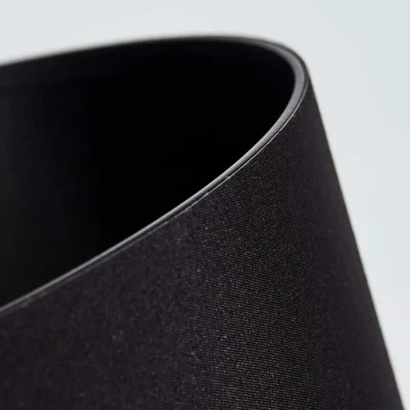 Lampes En Tissu-hofstein Lampadaire Huarate Noir, 1 lumière