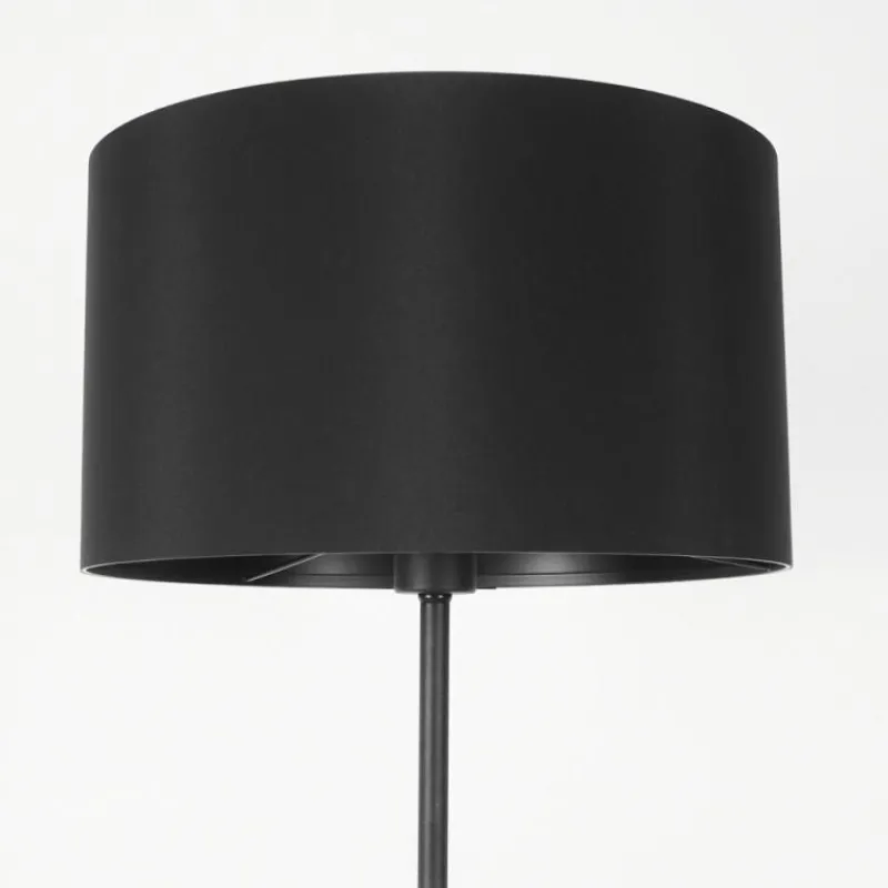 Lampes En Tissu-hofstein Lampadaire Huarate Noir, 1 lumière