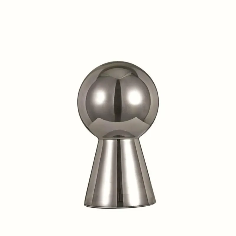 Suspension Verre Fumé-Luminaires Ideallux Lampadaire Ideal Lux BIRILLO Fumée, 1 lumière