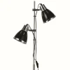Luminaires Ideallux Lampadaire Ideal Lux ELVIS Noir, 2 lumières* Lampadaires Et Lampes Sur Pied
