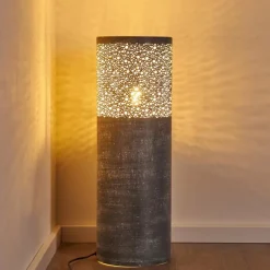 Lampes Vintages & Rétros-hofstein Lampadaire Indijk Bleu, Gris, 1 lumière