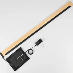 Lampes Vintages & Rétros-hofstein Lampadaire Inzino LED Écru, Noir, 1 lumière