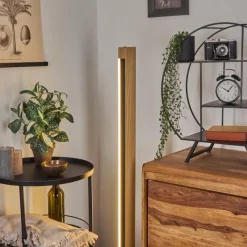 Lampes Vintages & Rétros-hofstein Lampadaire Inzino LED Écru, Noir, 1 lumière