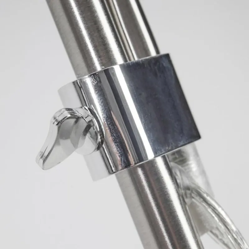 Lampes En Tissu-hofstein Lampadaire Jobsbo Nickel mat, 2 lumières