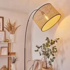 Lampes En Tissu-hofstein Lampadaire Jonas Noir, 1 lumière