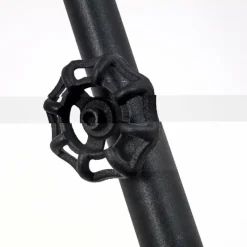 Lampes Industrielles-hofstein Lampadaire Jonsered Noir, 1 lumière