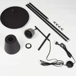 hofstein Lampadaire Juvansbo Noir, 1 lumière