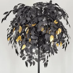 Lampes Dorées-hofstein Lampadaire Kallax Noir, 3 lumières